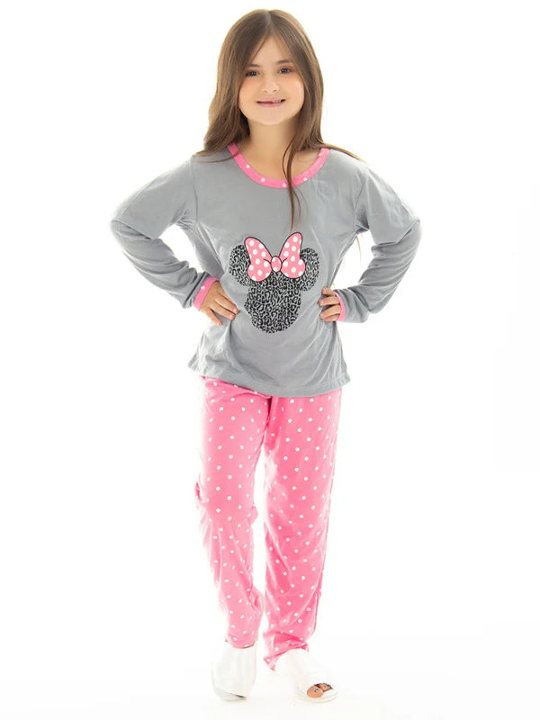 Pijama Longo Infantil - Modelo Disney